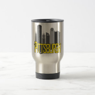 Caneca de Viagem Cores da Cidade de Pittsburgh