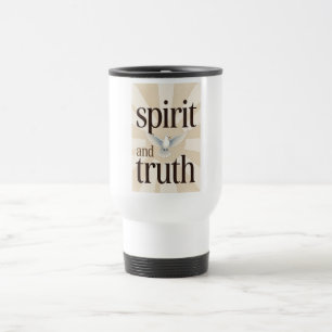 Caneca de Viagem Cristã Espírito e Verdade