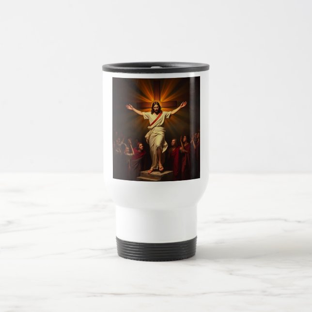 Caneca de Viagem Cristo Ressuscitado (Centro)