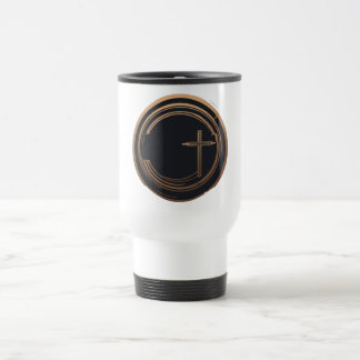Caneca de Viagem Cruz Cristã Moderna