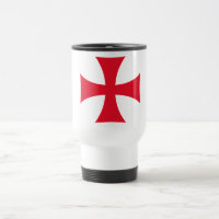 Caneca de Viagem Cruzada da Cruz Templária