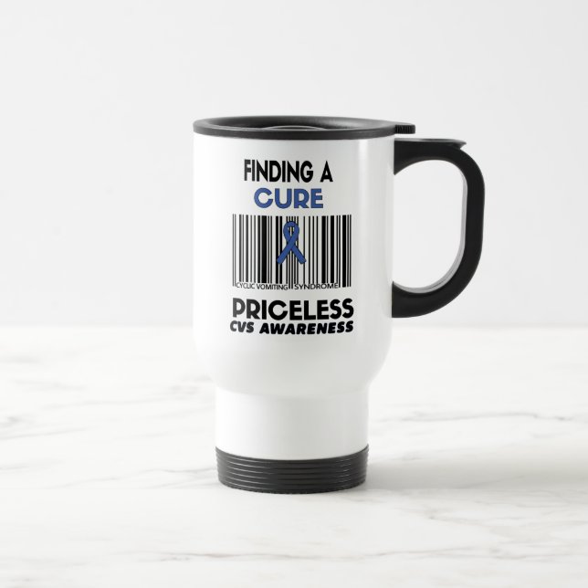 Caneca de viagem CVS sem preço... (Direita)
