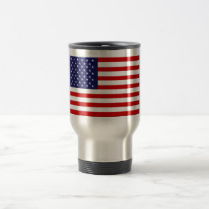 Caneca de viagem da bandeira americana