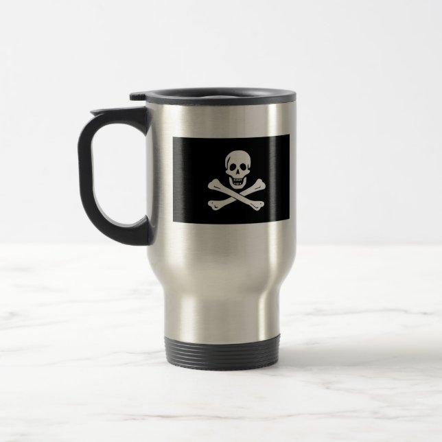 Caneca de viagem da bandeira de Edward England (Esquerda)