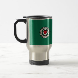 Caneca de viagem da bandeira de Worcester, Massach