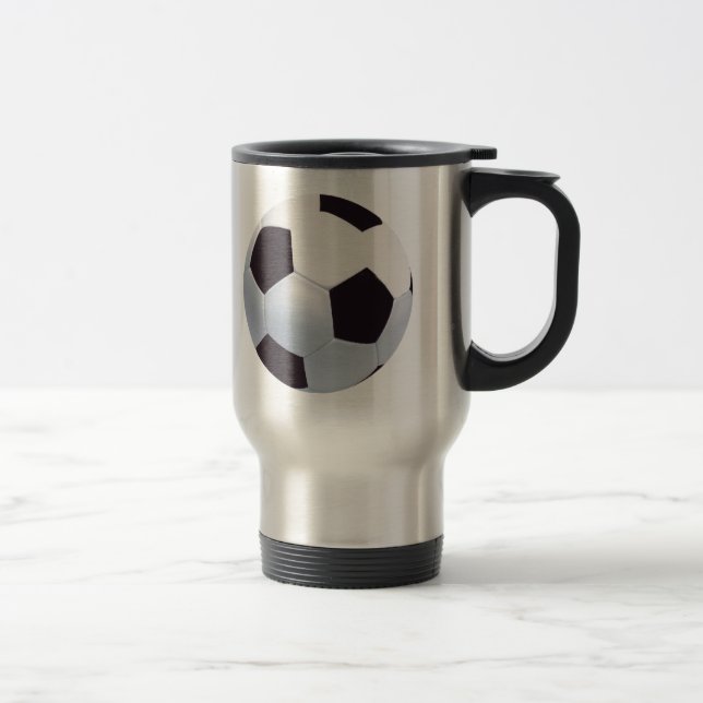 Caneca de viagem da bola de futebol (Direita)