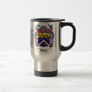 Caneca de viagem da brasão da família do raio