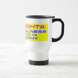 Caneca de viagem da doença mental de AR-BS
