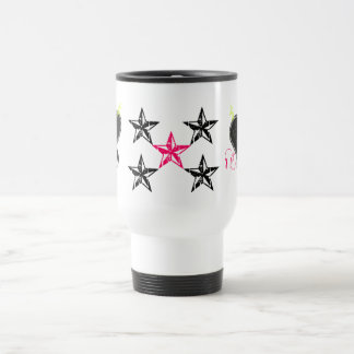 Caneca de viagem da estrela do rock