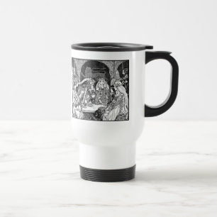 Caneca de viagem da Idade Média da Moda