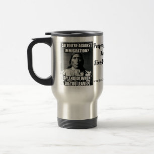Caneca de viagem da imigração, Sr. FM