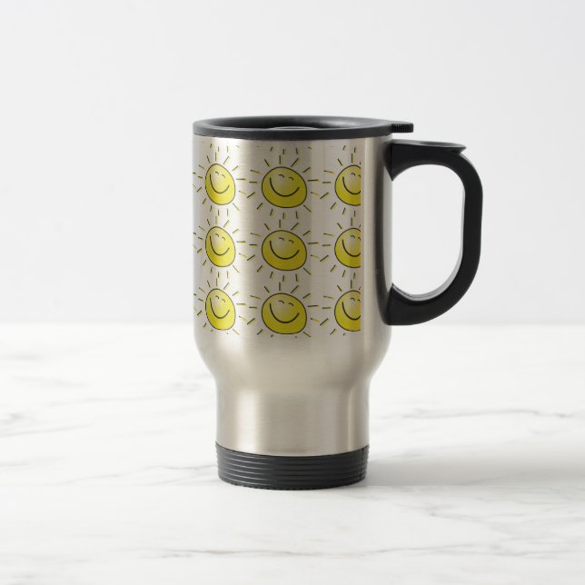 Caneca de viagem da luz do sol do bom dia (Direita)