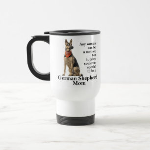 Caneca de viagem da mamã do german shepherd