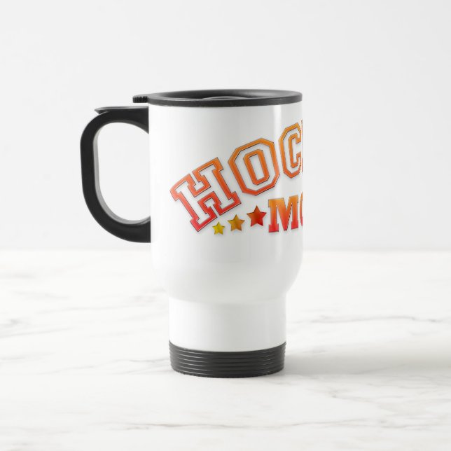 Caneca de viagem da mamã do hóquei (Esquerda)