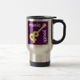 Caneca de viagem da música e da juventude