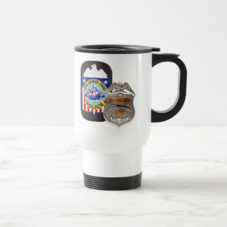 Caneca de viagem da polícia de Columbo