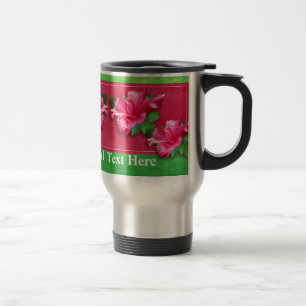 Caneca de viagem da rainha do hibiscus