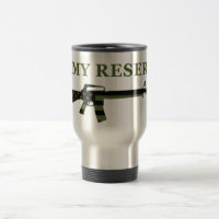 Caneca de viagem da reserva de exército M16