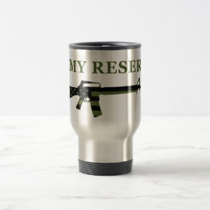 Caneca de viagem da reserva de exército M16