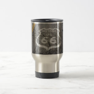 Caneca de viagem da rota 66