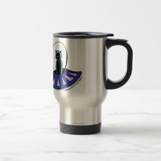 Caneca de viagem da senhorita Q Spacecat