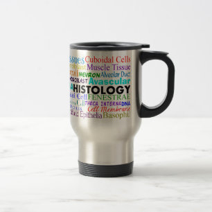 Caneca de viagem da terminologia do Histologist