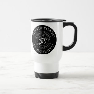 Caneca de viagem da Universidade Miskatonic
