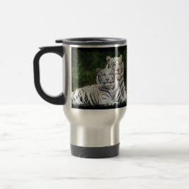 Caneca de viagem da viagem ao trabalho do tigre do