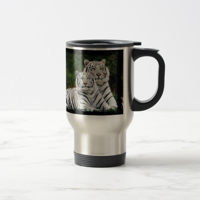 Caneca de viagem da viagem ao trabalho do tigre do (Direita)