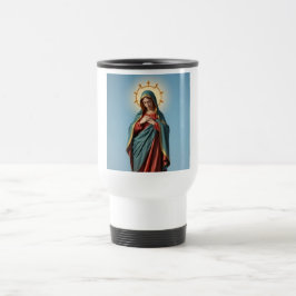 Caneca de viagem da Virgem Maria Abençoada