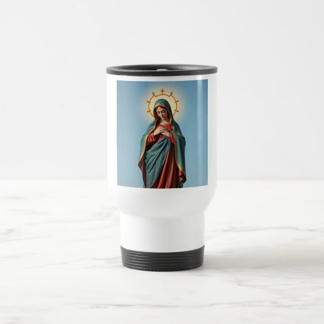 Caneca de viagem da Virgem Maria Abençoada (Centro)