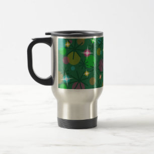Caneca de viagem das luzes de Natal
