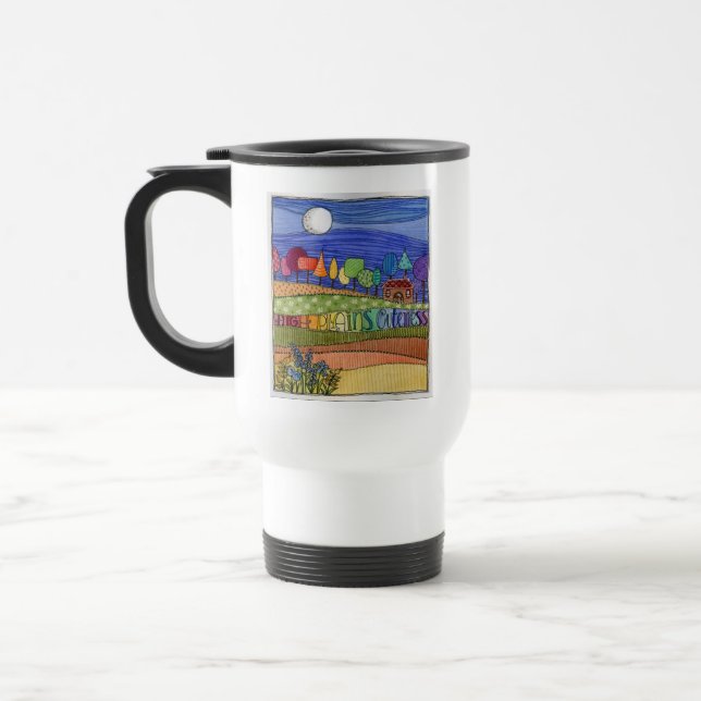 Caneca de viagem de 15 oz (Esquerda)