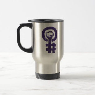 Caneca de viagem de #365FeministSelfie