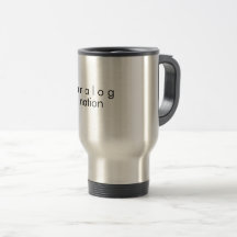 Caneca de viagem de aço inoxidável Analog Nation