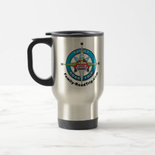 caneca de viagem de aço inoxidável de