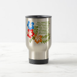 Caneca de viagem de aço inoxidável de 15 onças do
