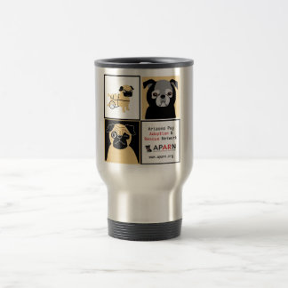 Caneca de viagem de aço inoxidável de 15 onças dos