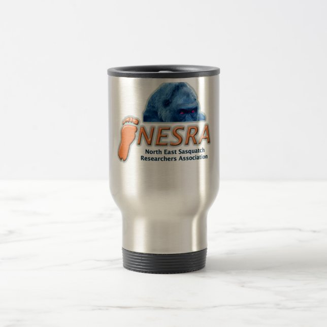 Caneca de viagem de aço inoxidável de NESRA - (Centro)