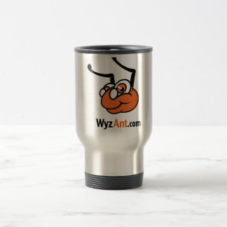 Caneca de viagem de aço inoxidável de WyzAnt