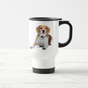 Caneca de Viagem de Aço Inoxível Love Beagles