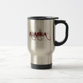 Caneca de viagem de Alaska do Grunge do
