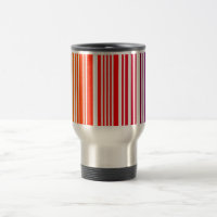 Caneca de viagem de alumínio com código de barras 