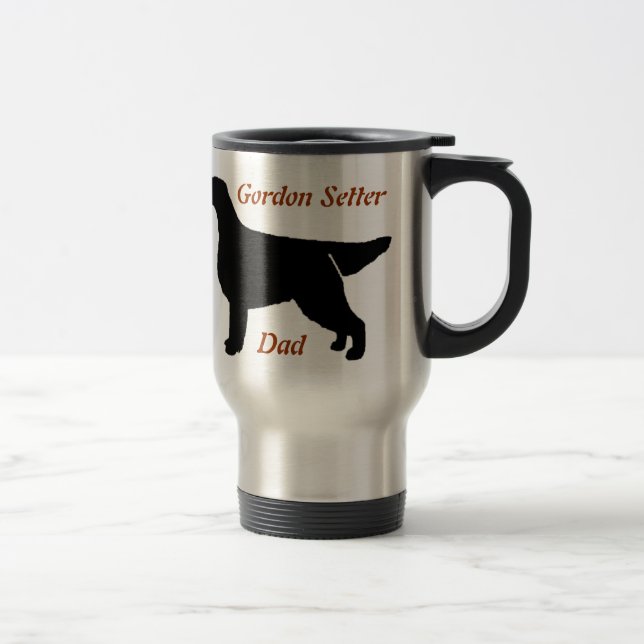 Caneca de viagem de alumínio do Pai Gordon Setter (Direita)