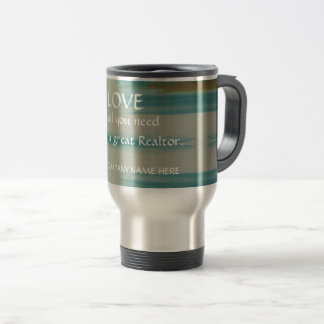 Caneca de Viagem de Arte Abstrata de Santa Fé para