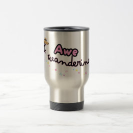 Caneca de viagem de atração e atração