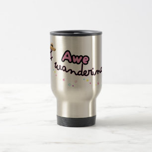 Caneca de viagem de atração e atração