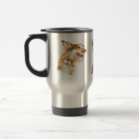 Caneca de viagem de Berger Picard da jovem corça