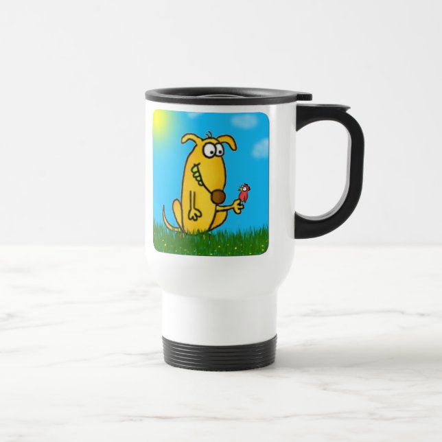 Caneca de viagem de Cachorro Ilegal (Direita)