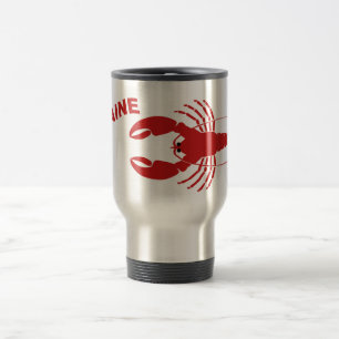 Caneca de Viagem de Café com Lagosta do Maine